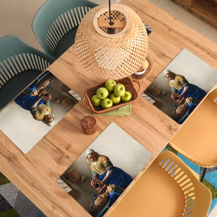 Placemat vinyl - Het Melkmeisje — 3