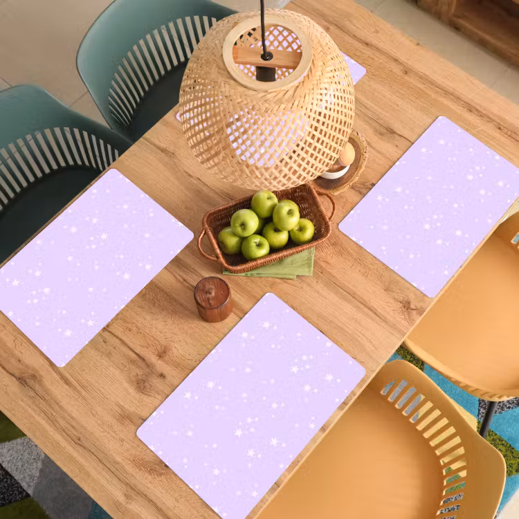 Placemat vinyl - Lila Sterrenhemel — 3