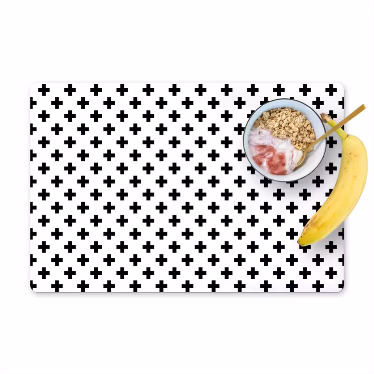 Placemat vinyl - Monochrome Connectie — 1