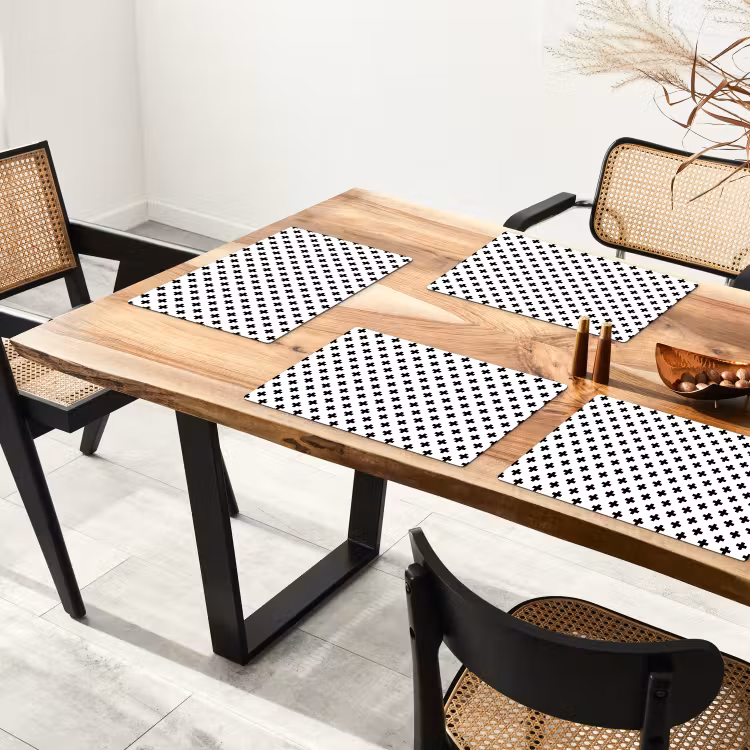 Placemat vinyl - Monochrome Connectie — 4