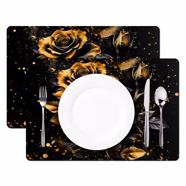 Placemat vinyl - Sterrenstof over Rozen — 2