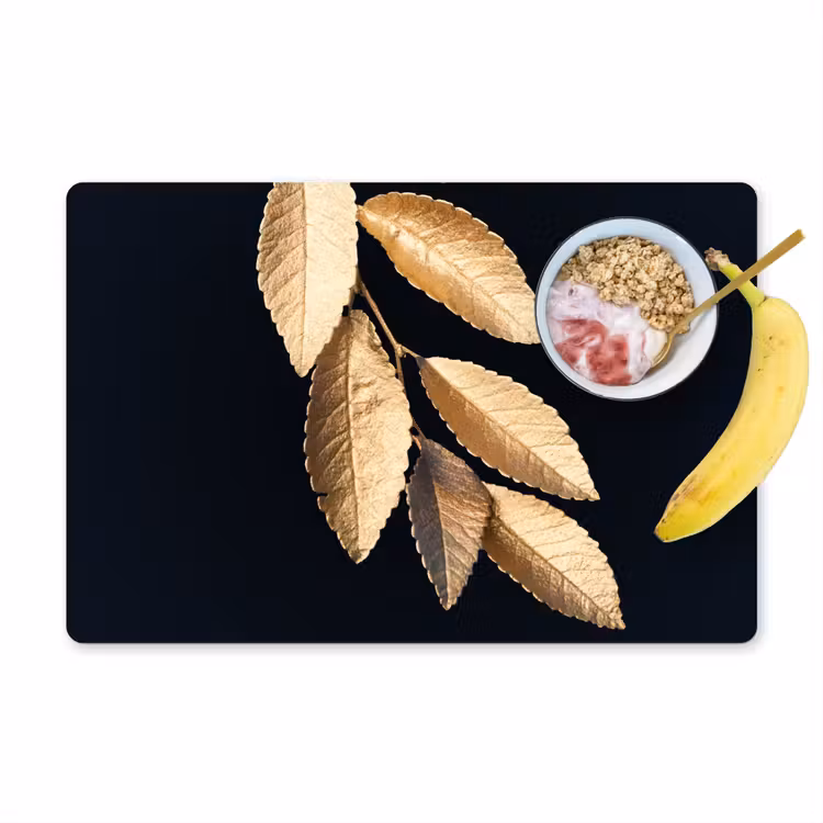 Placemat vinyl - Verguld Bladwerk — 1