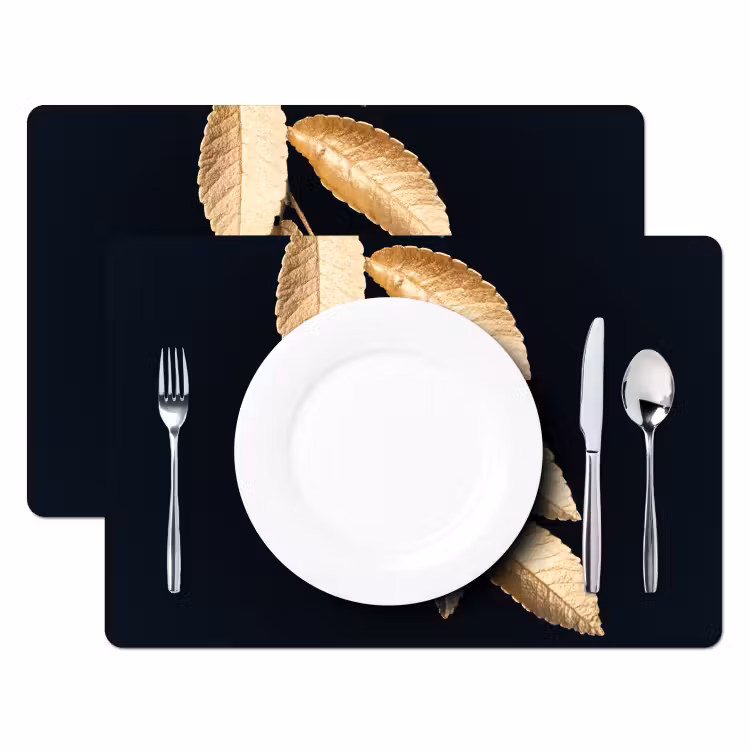 Placemat vinyl - Verguld Bladwerk — 2