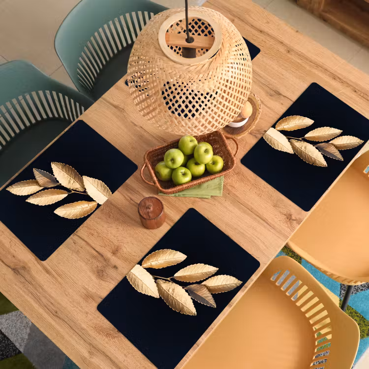 Placemat vinyl - Verguld Bladwerk — 3