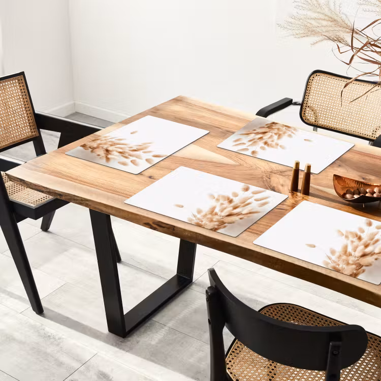 Placemat vinyl - Zachte Focus op Drooggras — 4