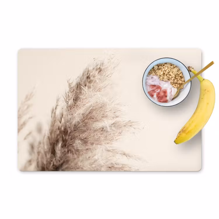 Placemat vinyl - Zachte Pampas Werveling — 1
