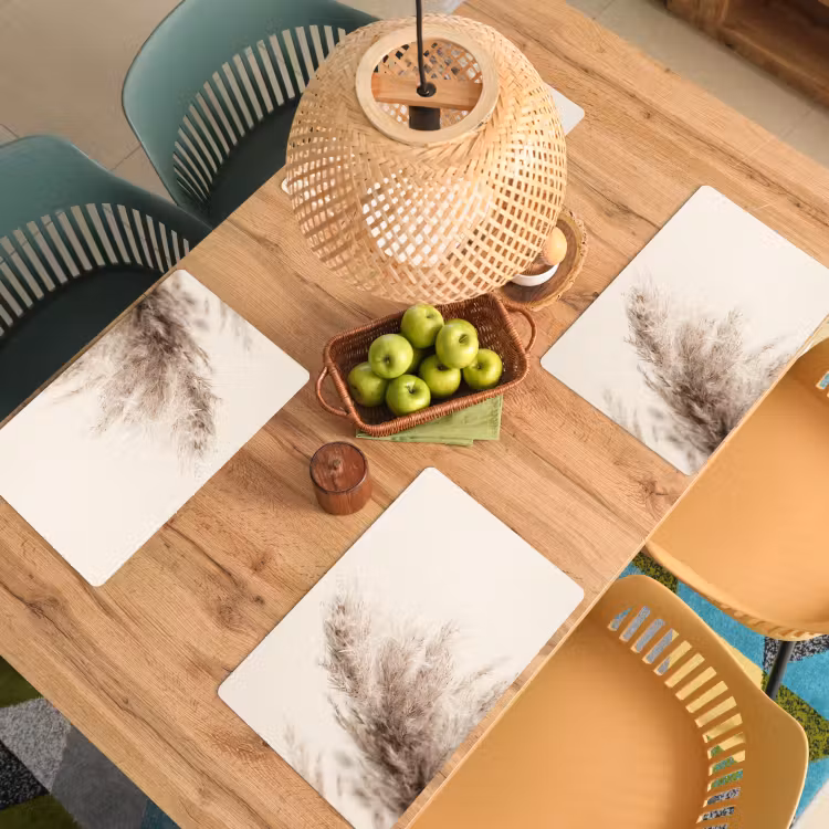 Placemat vinyl - Zachte Pampas Werveling — 3