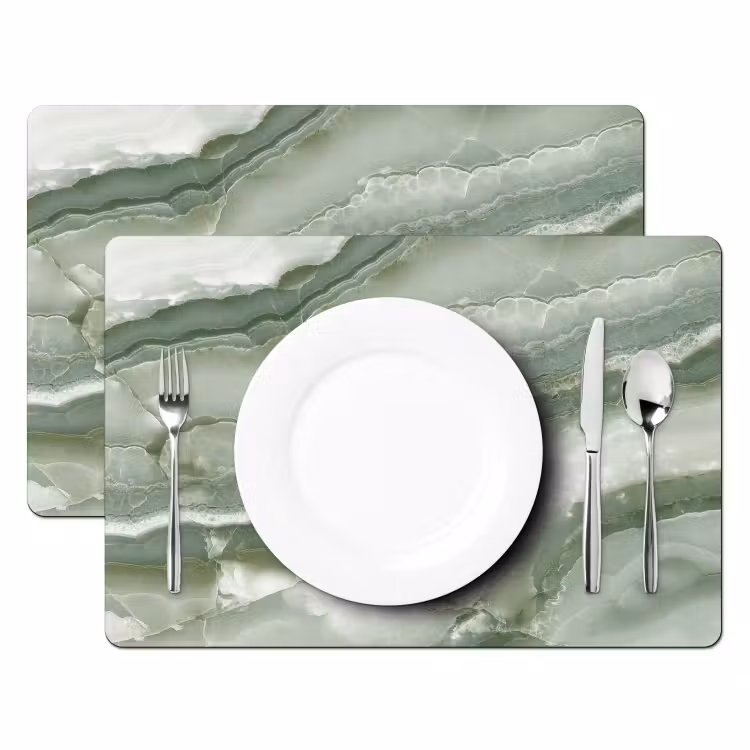 Placemat vinyl - Gelaagde Groenheid — 2