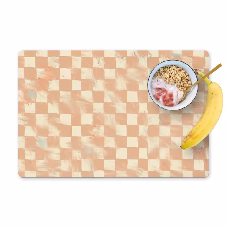 Placemat vinyl - Geschilderde Terracotta Tegels — 1