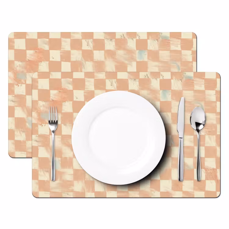 Placemat vinyl - Geschilderde Terracotta Tegels — 2
