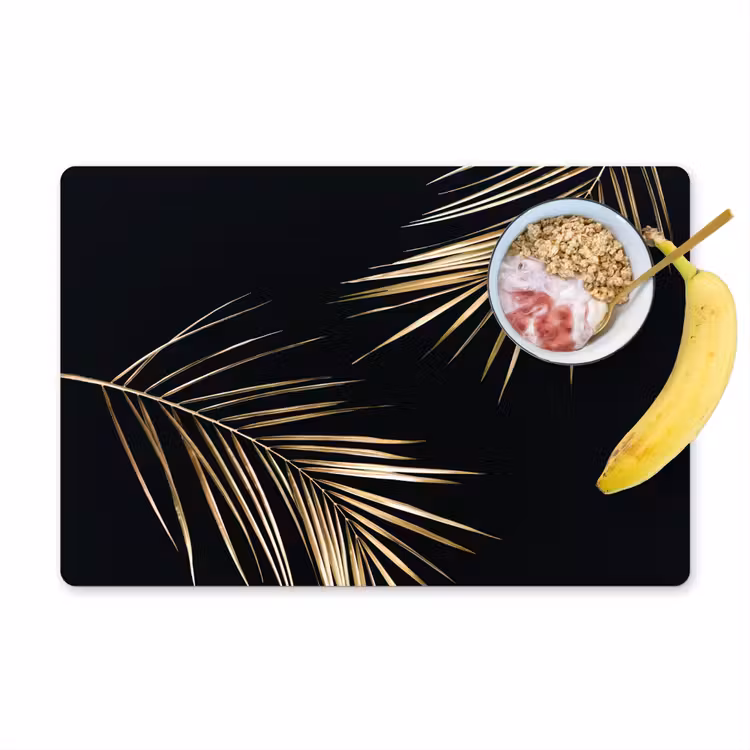 Placemat vinyl - Gouden Elegantie van de Tropen — 1