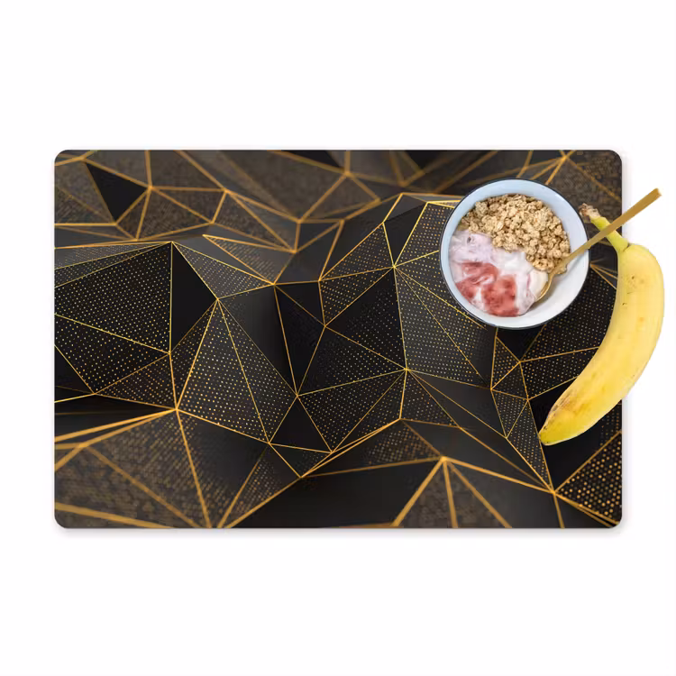 Placemat vinyl - Gouden Netwerk van Complexiteit — 1