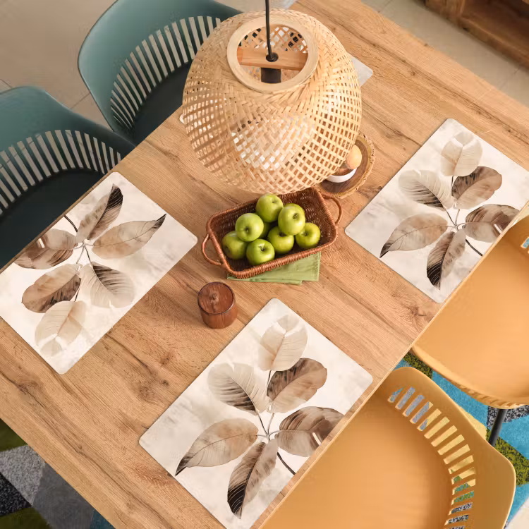 Placemat vinyl - Sepia Bladtinten — 3