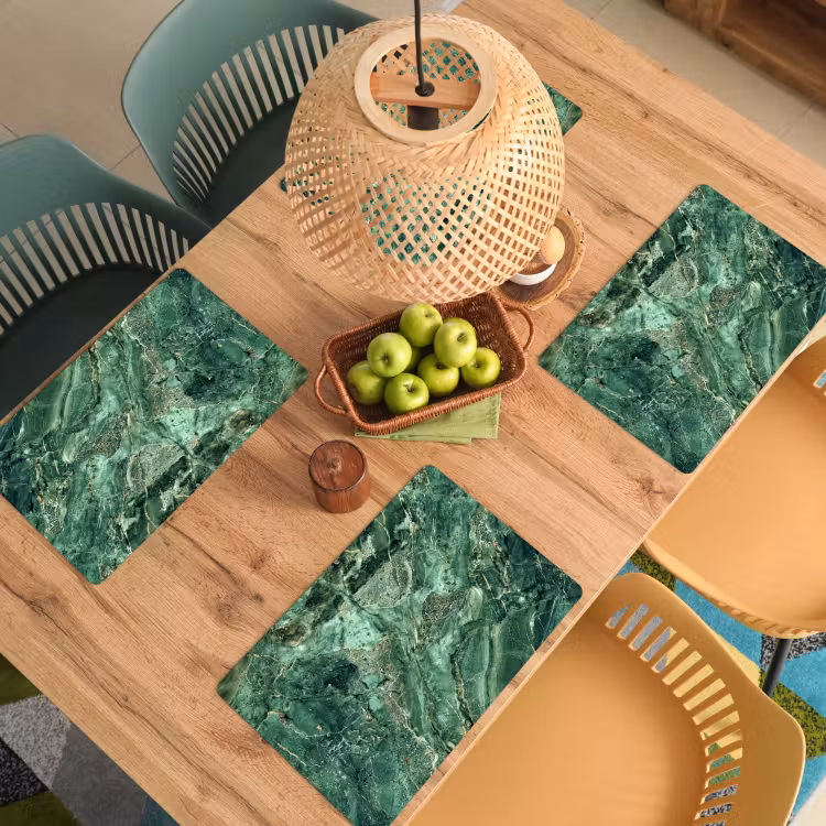 Placemat vinyl - Verweven Aardetinten — 3