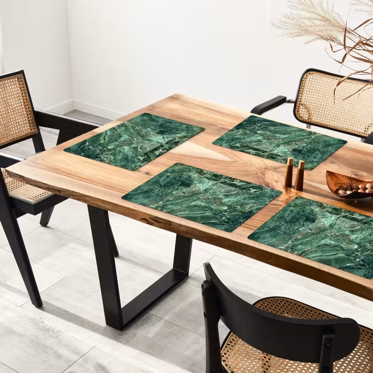 Placemat vinyl - Verweven Aardetinten — 4