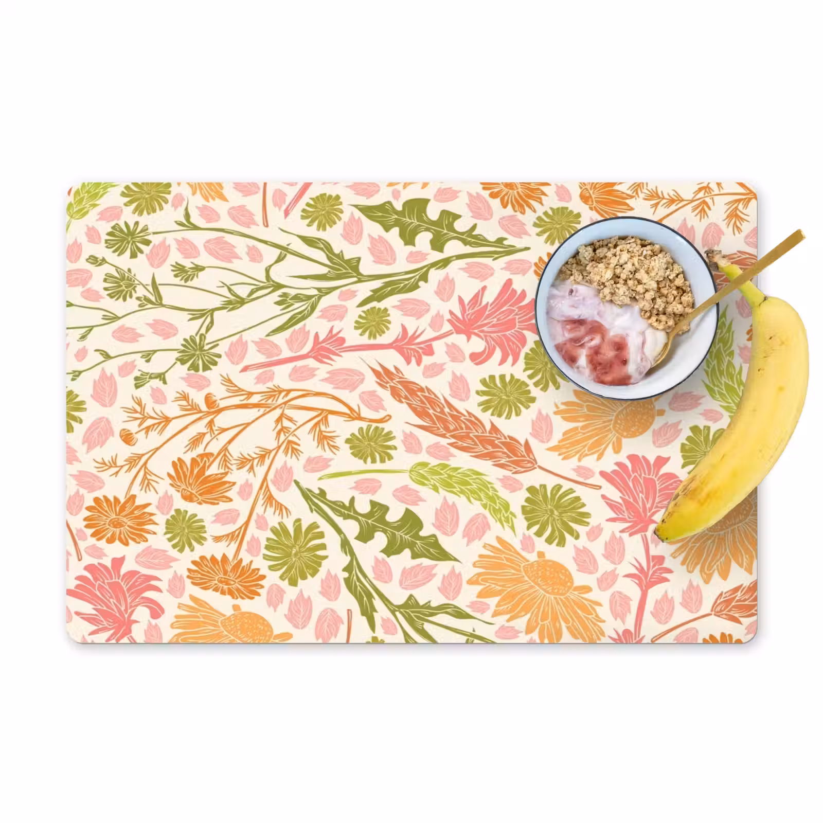 Placemat vinyl - Bloemenweelde in Pastel — 1