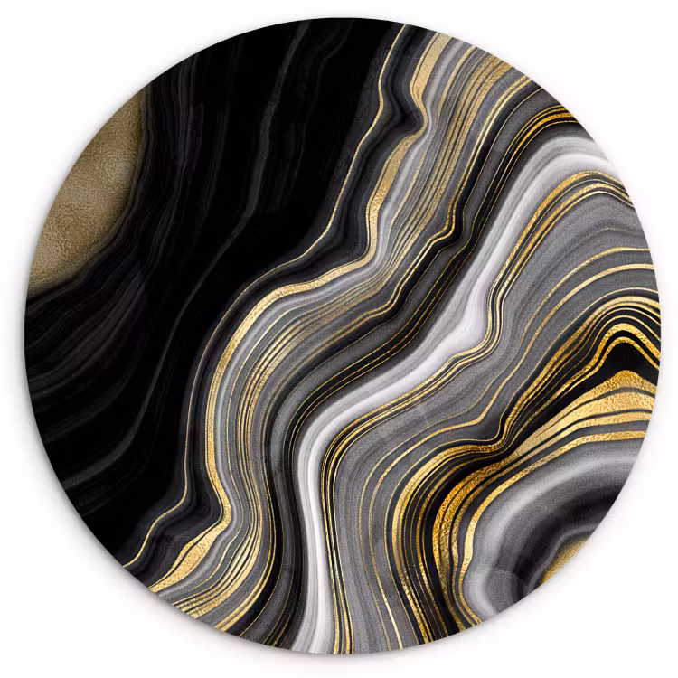 Muurcirkel - Gouden Marmer — 1