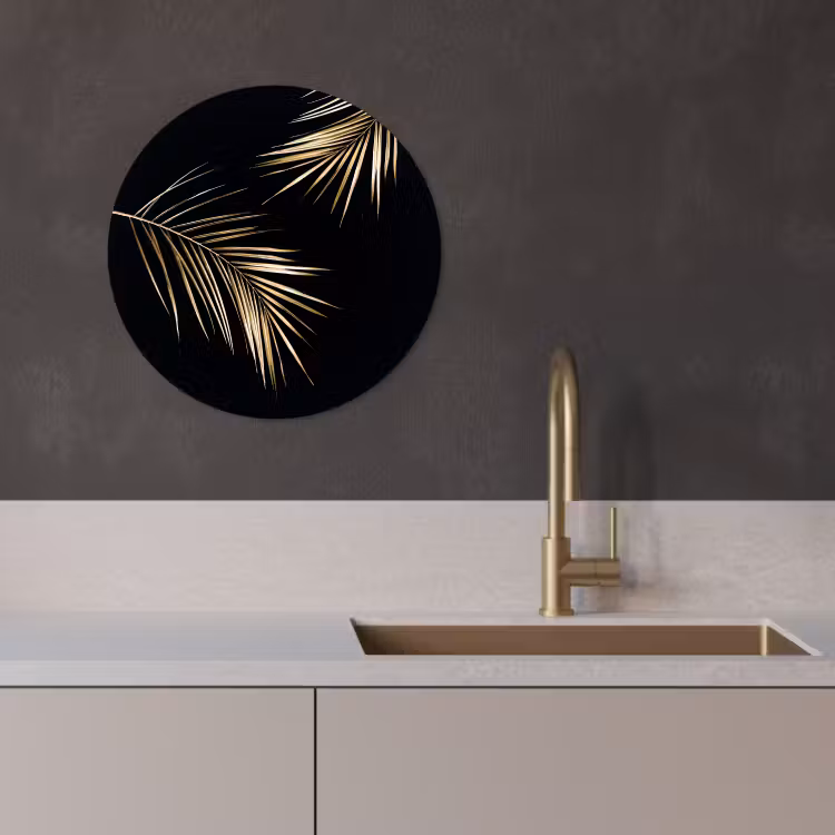 Muurcirkel - Gouden palmtakken — 3