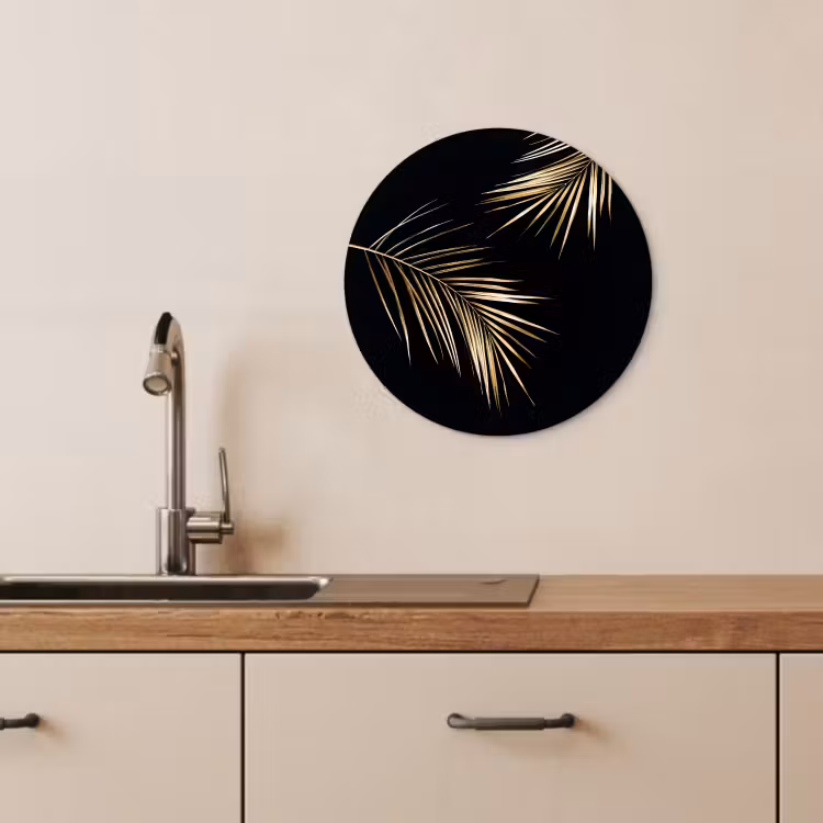 Muurcirkel - Gouden palmtakken — 4