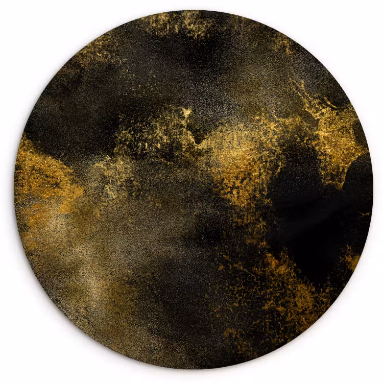 Muurcirkel - Gouden texturen — 2