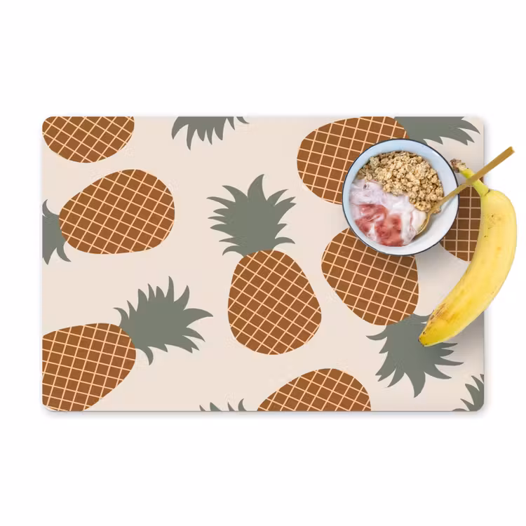 Placemat vinyl - Ananas Aaneenschakeling — 1