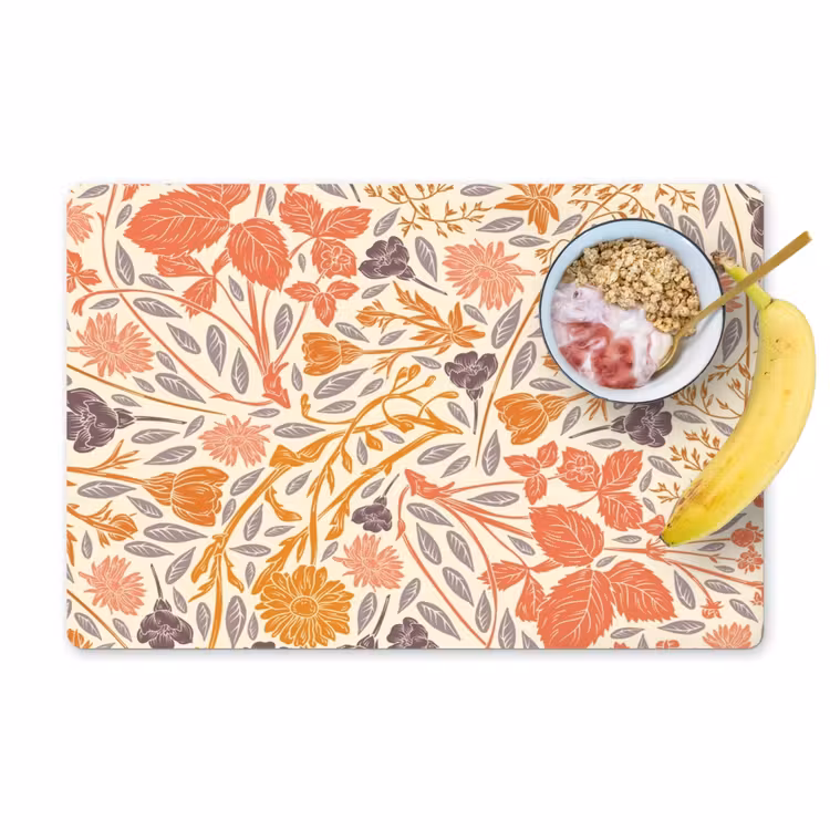 Placemat vinyl - Herfstgloed Botanisch — 1