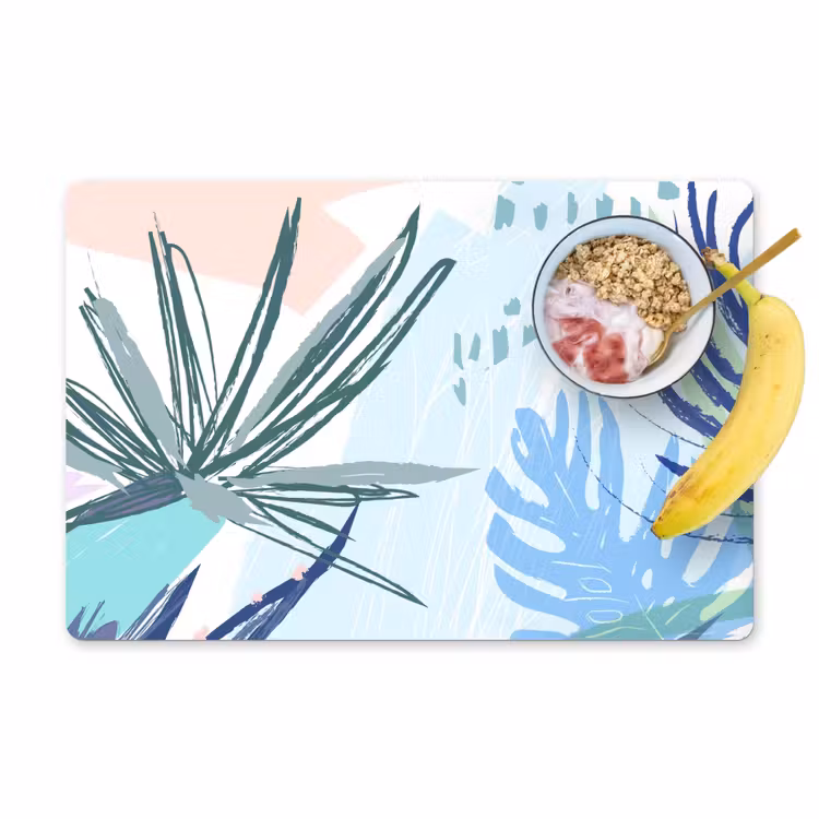 Placemat vinyl - Tropische Aquarel Impressie — 1