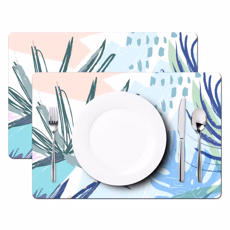 Placemat vinyl - Tropische Aquarel Impressie — 2