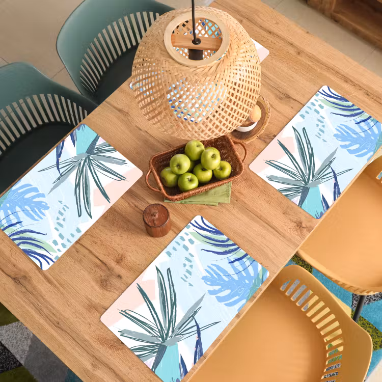 Placemat vinyl - Tropische Aquarel Impressie — 3