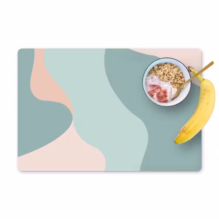 Placemat vinyl - Zachte Golven van Sereniteit — 1