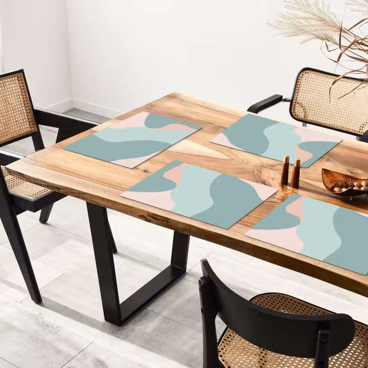 Placemat vinyl - Zachte Golven van Sereniteit — 4