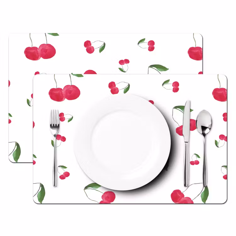 Placemat vinyl - Zoete Kersen Dans — 2