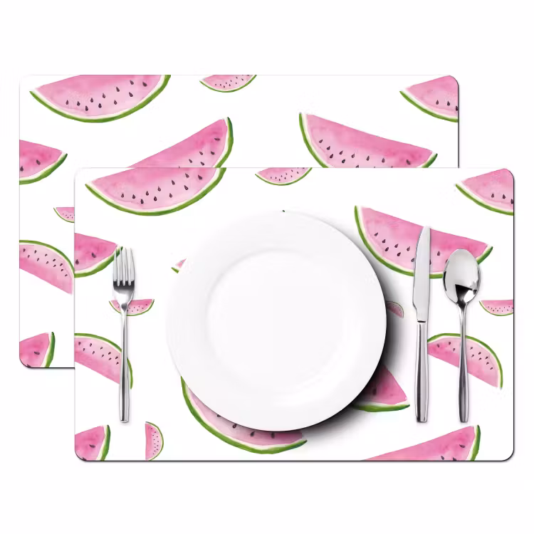 Placemat vinyl - Zomerse Watermeloenen — 2