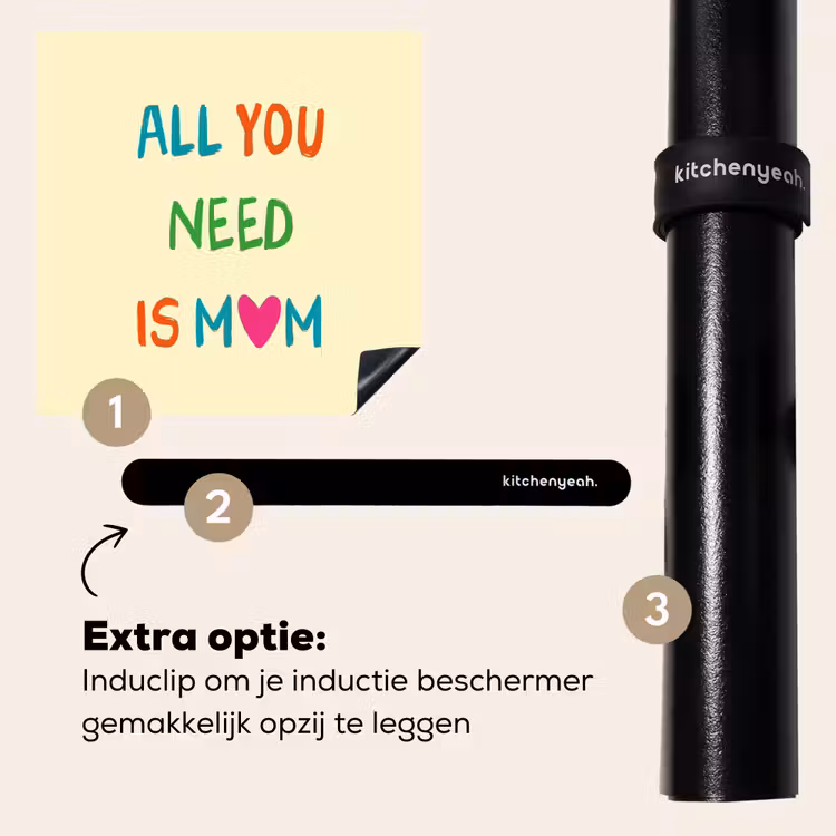 Inductie beschermer - Hartje - Moeder - Tekst - Kleurrijk — 8