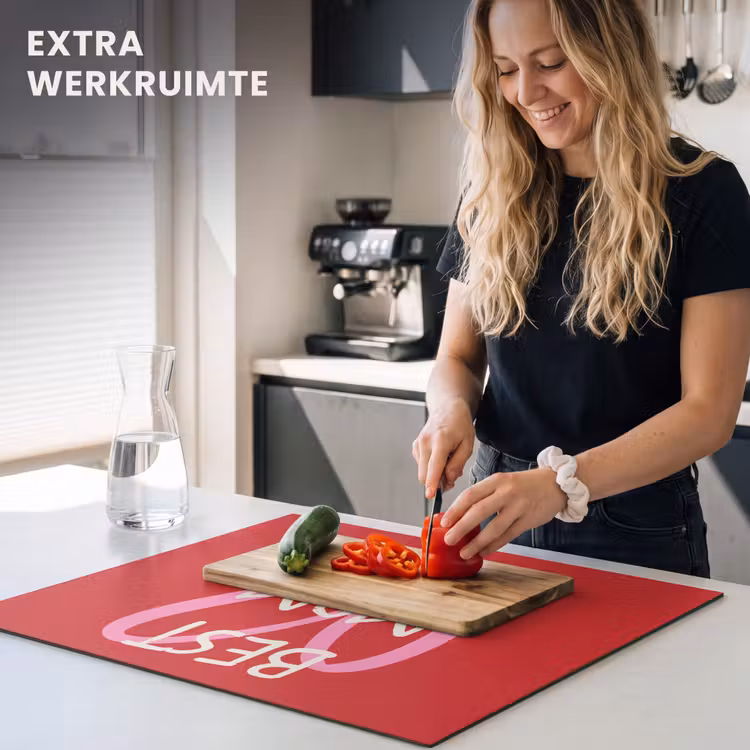 Inductie beschermer - Moeder - Quote - Hartje - Rood — 5