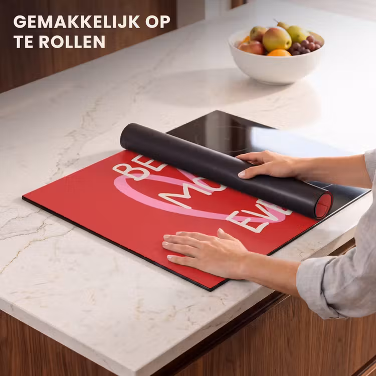 Inductie beschermer - Moeder - Quote - Hartje - Rood — 7