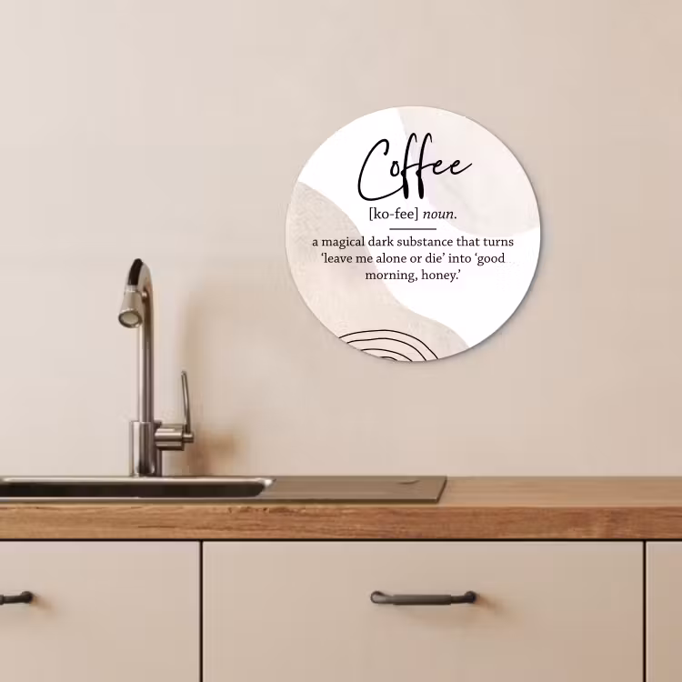 Muurcirkel - Koffie Betovering — 4