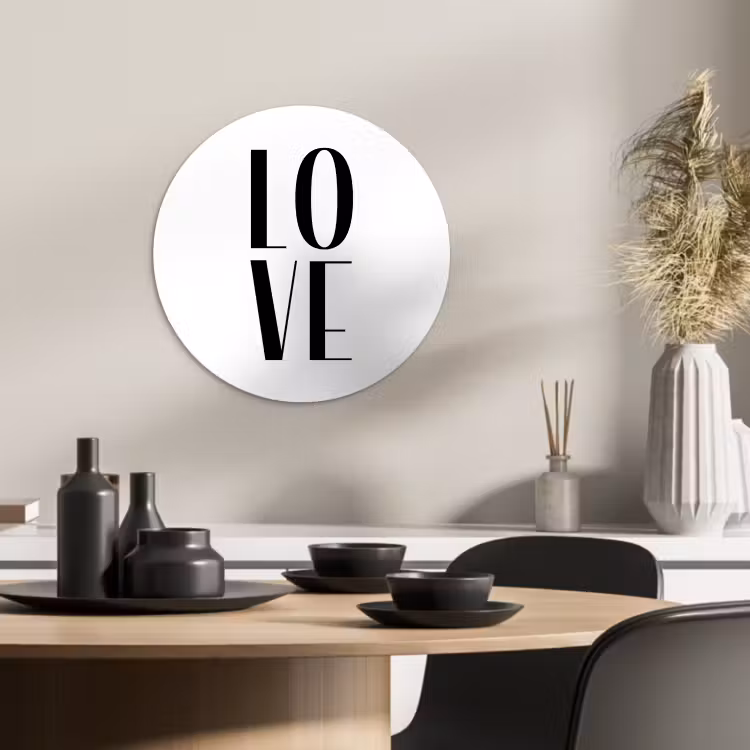 Muurcirkel - Liefdeslettertypografie — 2