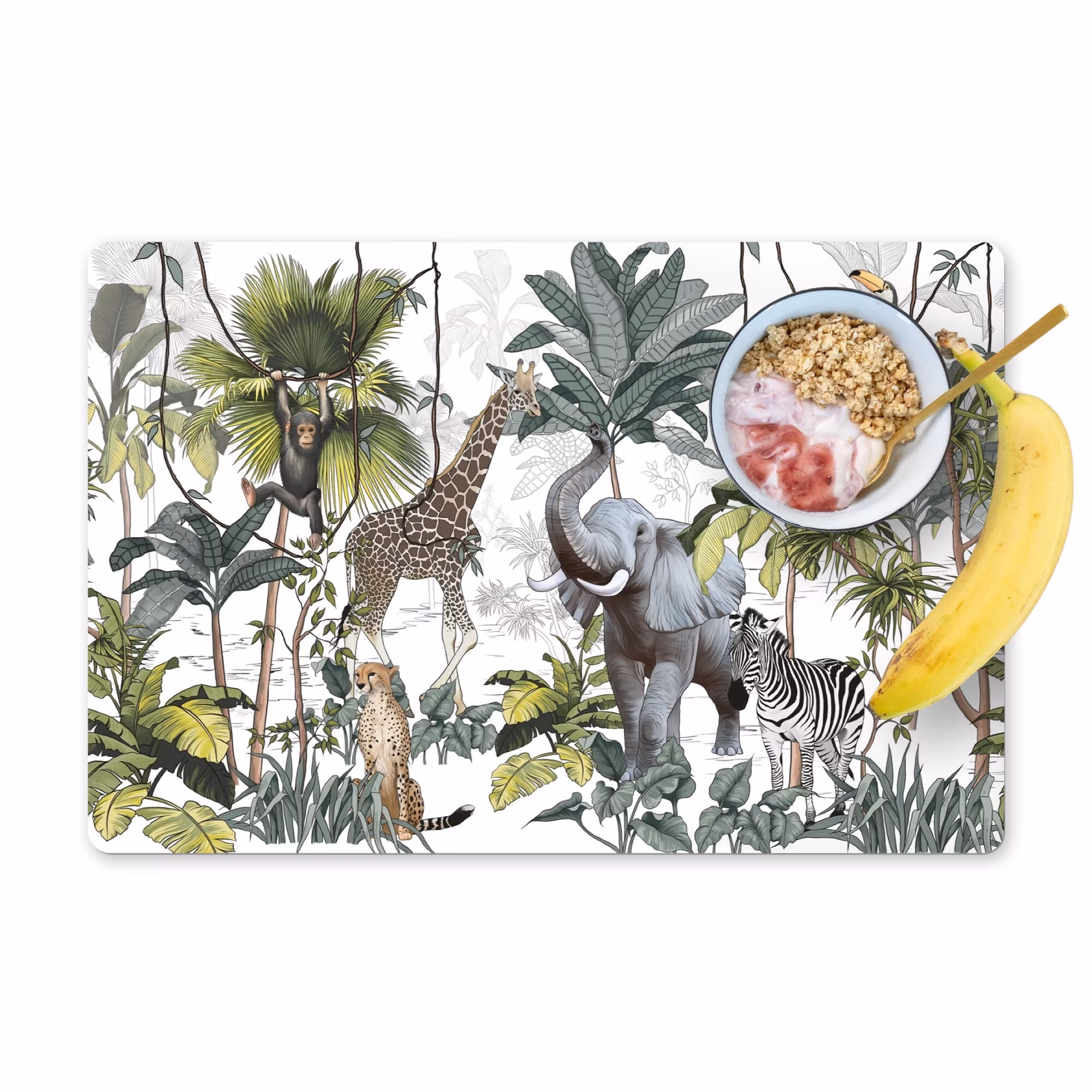 Placemat vinyl - Exotische Jungle Serenade — 1