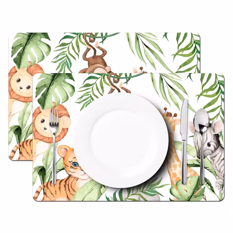 Placemat vinyl - Jungle Gymnastiek — 2