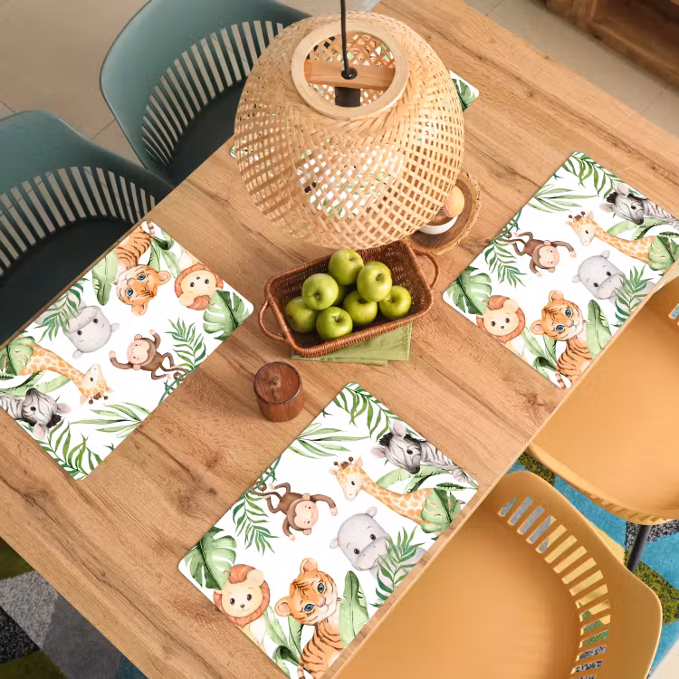 Placemat vinyl - Jungle Gymnastiek — 3