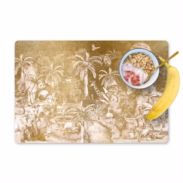 Placemat vinyl - Sepia Safari Dromen — 1