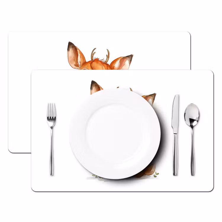 Placemat vinyl - Hert - Baby - Dieren — 2
