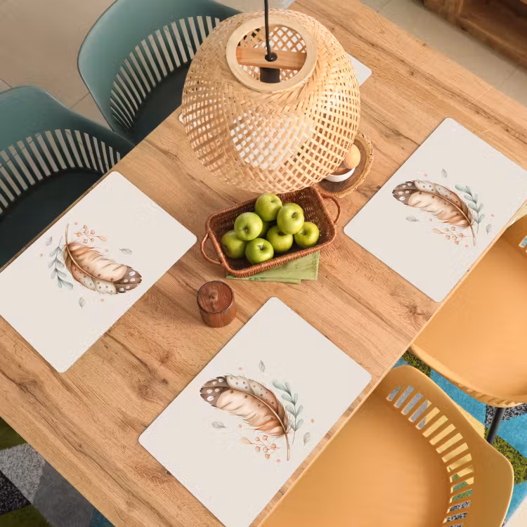 Placemat vinyl - Veer - Bohemian - Boho - Pastel kleuren — 3