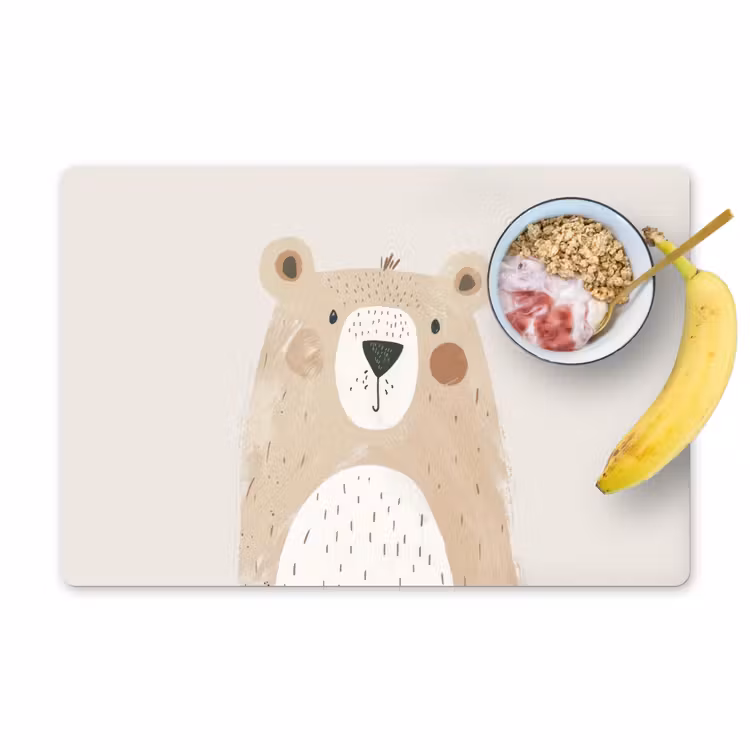 Placemat vinyl - Beer - Dier - Wilde dieren — 1