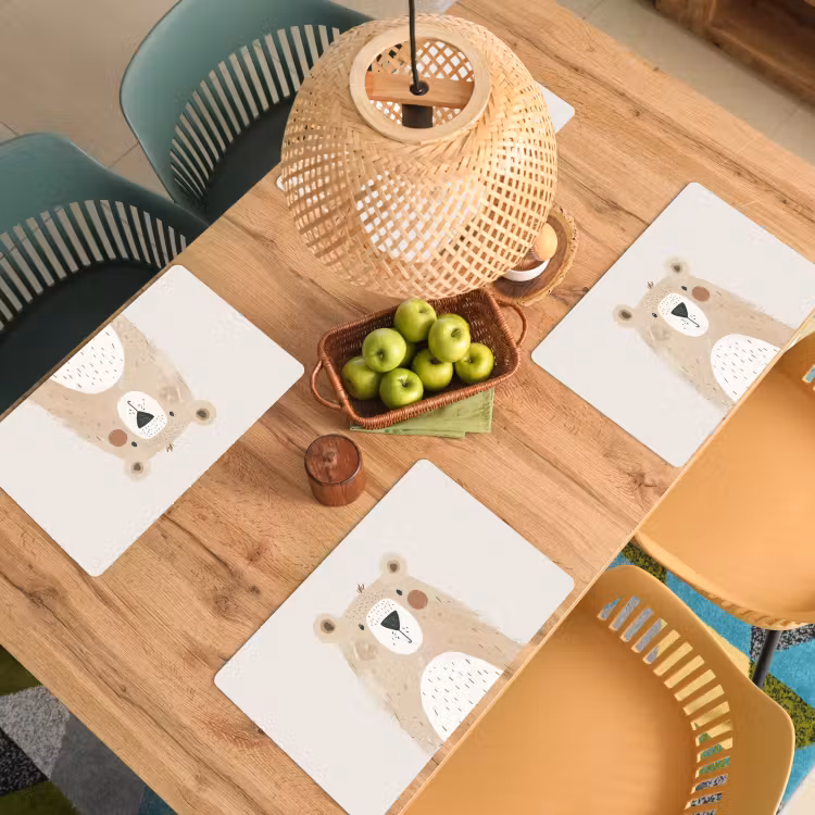 Placemat vinyl - Beer - Dier - Wilde dieren — 3