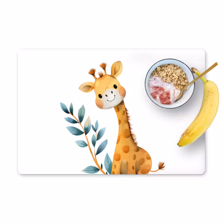 Placemat vinyl - Giraf - Dier - Wilde dieren — 1