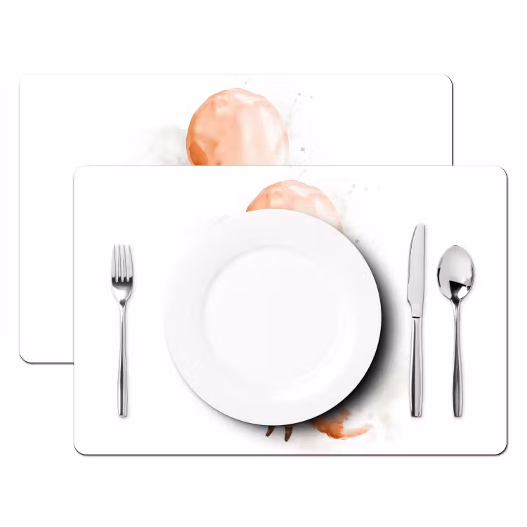 Placemat vinyl - Vos - Pastel kleuren - Dier — 2