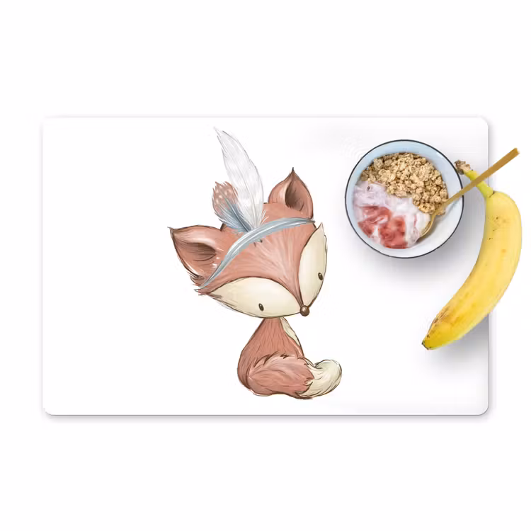 Placemat vinyl - Vos - Dier - Bosdieren — 1