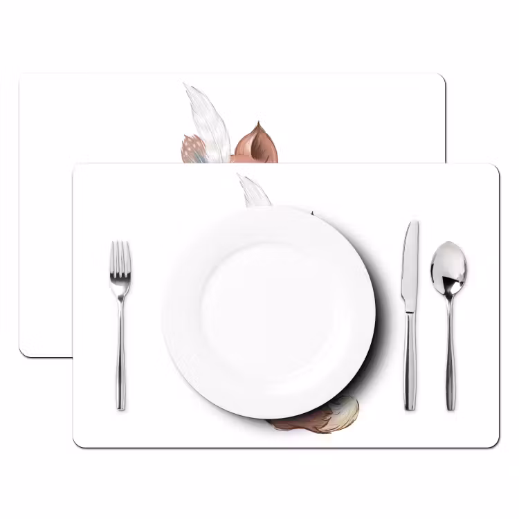 Placemat vinyl - Vos - Dier - Bosdieren — 2